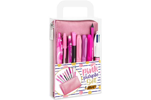 BIC Schreibset Pink & Pure 9642801 9 Stück, rosa