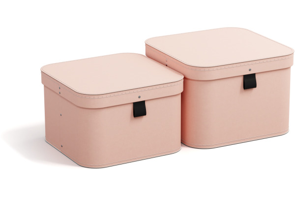 BIGSO BOX Aufbewahrungsbox Ludvig 746252133 dusty pink 2er-Set