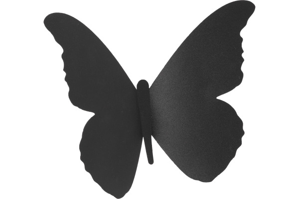 SECURIT Kreidetafel 3-D Butterfly W3D-BUTTE schwarz, 7 Stück 28x16.3x1cm