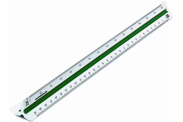 RUMOLD Dreikant-Massstab 150 30cm 150/1/30 Architect 1