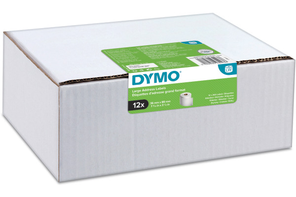 DYMO Adressetiketten 39x89mm 2093093 12 Rl./240 Stück