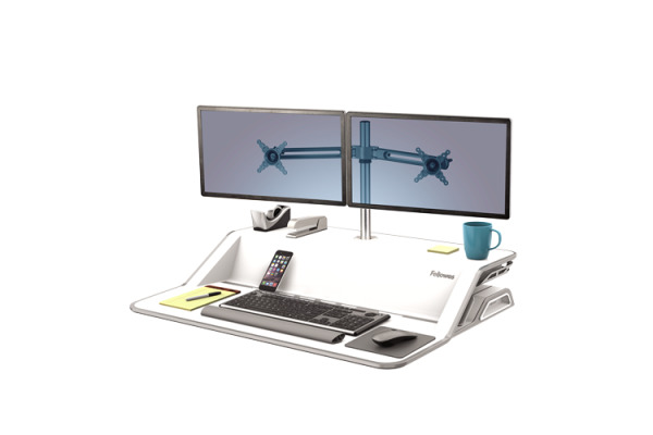 FELLOWES Doppel Monitorarm Kit 8042901 für Lotus Workstation