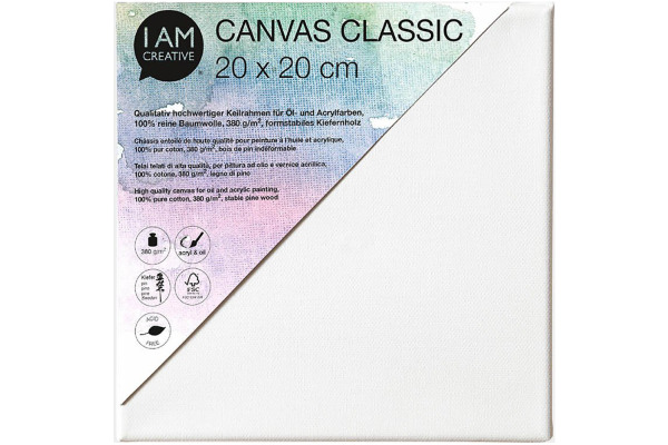 I AM CREA Keilrahmen FSC 7002.202 20x20cm, Classic