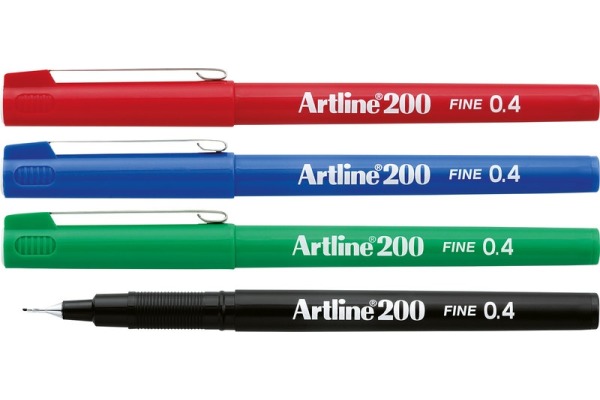 ARTLINE Fineliner 0,4mm EK-200-S schwarz