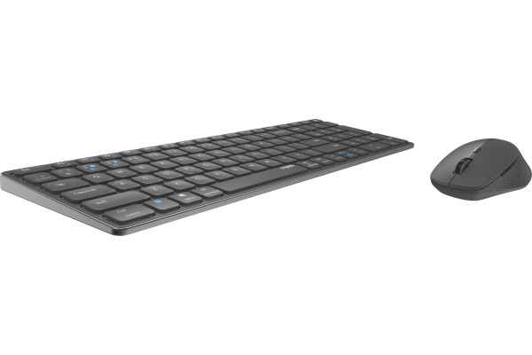 RAPOO 9700M ultraslim deskset 11510 wireless, Dark-Grey