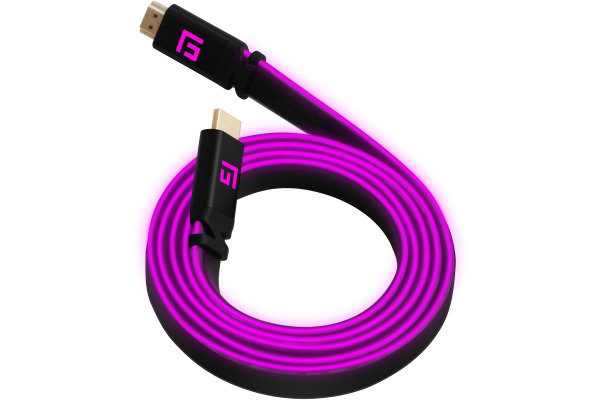 FLOAT G High-Speed LED HDMI Cable 300-PINK 3M, v2.1 Pink