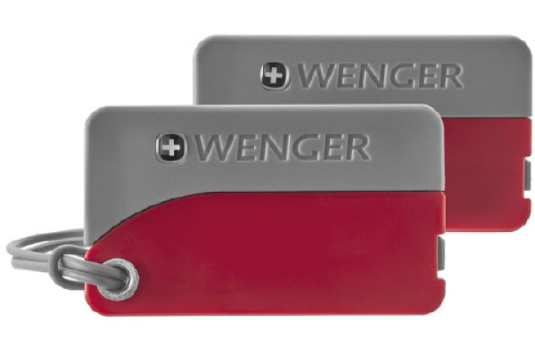 WENGER Aluminium Luggage Tags 2 pcs 606966 Red