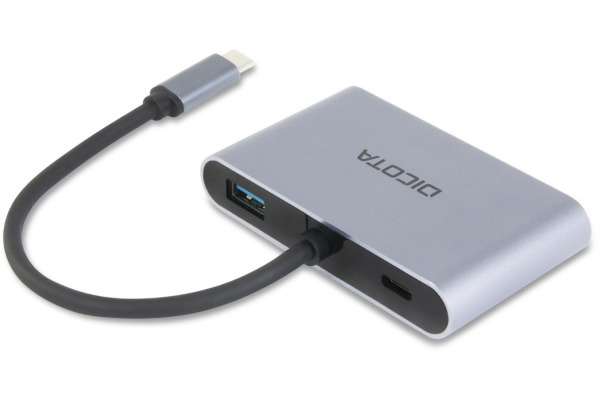 DICOTA Docking Station 5-in-1 USB-C D32064 4K HDMI/DP PD 100W portable