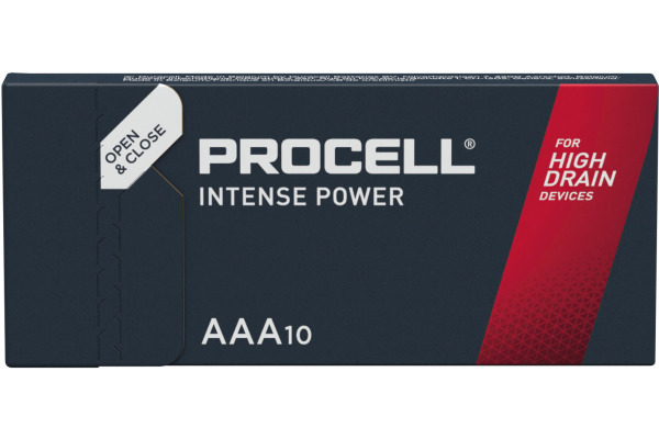 DURACELL Batterie PROCELL 1236mAh PC2400 AAA, LR03, 1.5V 10 Stück