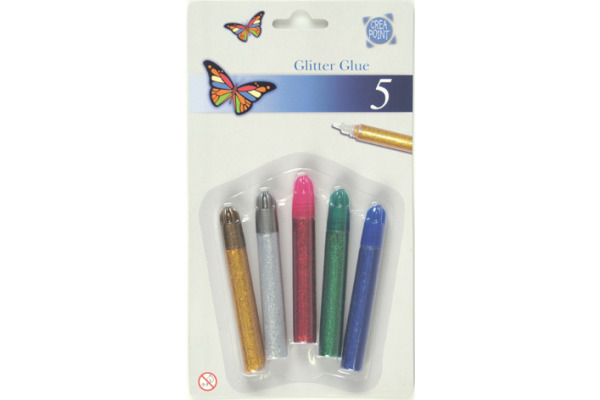 CREAPOINT Glitter Glue 280951 5 Farben