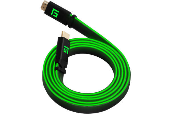 FLOAT G High-Speed LED HDMI Cable 300-GREEN 3M, v2.1 Green