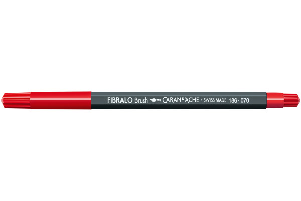 CARAN D'A Classic Fibralo Brush 186.070 scharlachrot