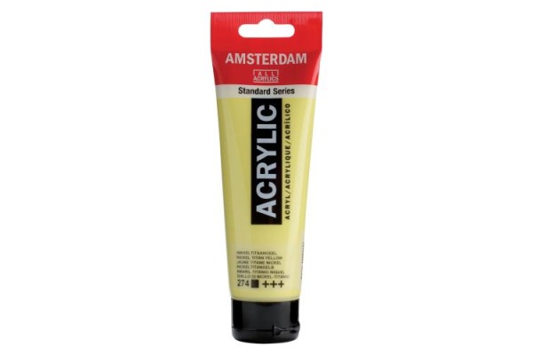 AMSTERDAM Acrylfarbe 120ml 17092742 nickeltit.gelb 274