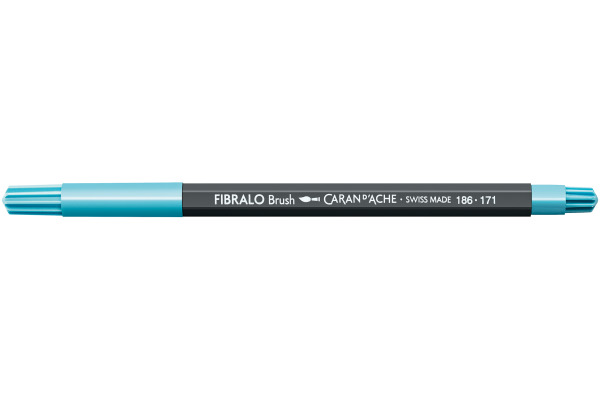 CARAN D'A Classic Fibralo Brush 186.171 tuerkisblau