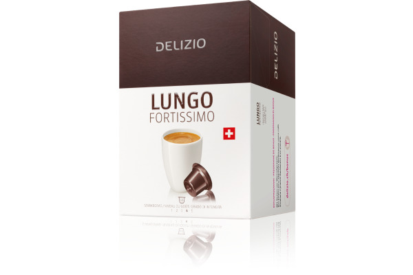 DELIZIO Kaffeekapseln 10170342 Lungo Fortissimo 48 Stk.