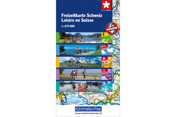 KÜMMERLY Freizeitkarte Schweiz 325900359 Schweiz 1:275'000