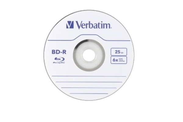 VERBATIM BD-R Jewel Case 25GB 43715 6x Scratchguard 5 Pcs