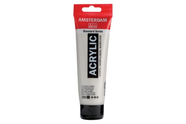 AMSTERDAM Acrylfarbe 120ml 17092902 titanbuff dunkel 290