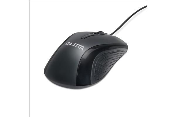 DICOTA Wired Mouse D32011 Black