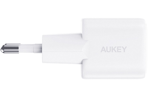 AUKEY Minima 30W GaN USB-C PA-B1L WH Wall Charger, White