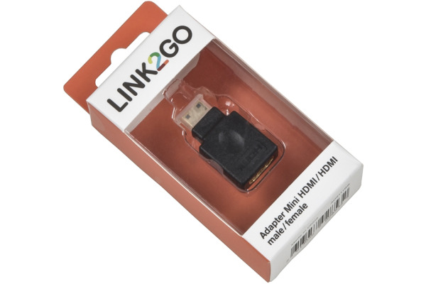 LINK2GO Adapter Mini-HDMI - HDMI AD5111BB male/female