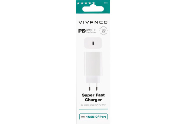 VIVANCO USB-C Ladegerät, 30W 62304