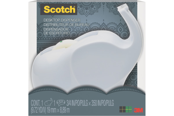 SCOTCH Dispenser Elephant 19mmx8,89m C43-ELPHT Inkl. 1 x Magic tape