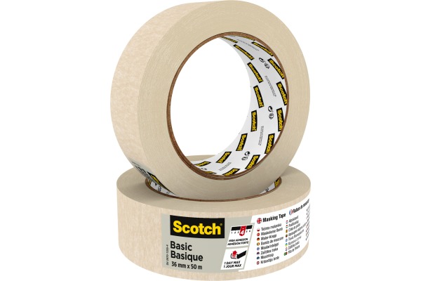 SCOTCH Abdeckband Basic 36mmx50m BASIC3650 beige