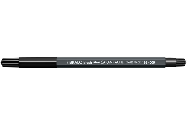 CARAN D'A Classic Fibralo Brush 186.009 schwarz