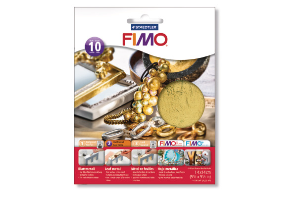 FIMO Blattmetall 14x14cm 8781-11 gold