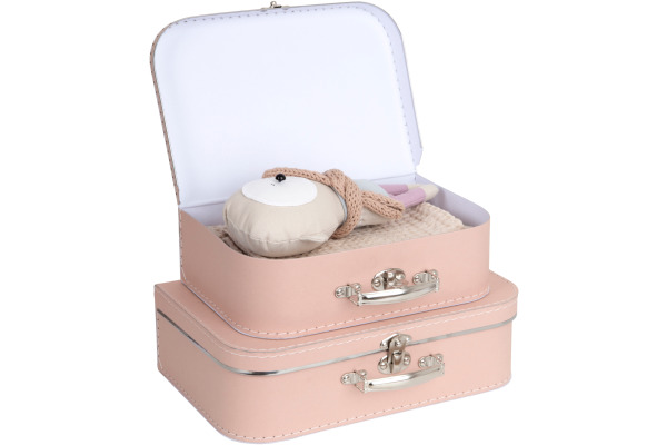 BIGSO BOX Aufbewahrungsbox Suitcase 503252133 dusty pink 2er-Set