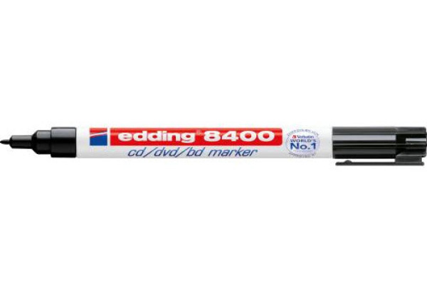 EDDING CD-Marker 8400 0.5-1mm 8400BLI-1 schwarz Blister