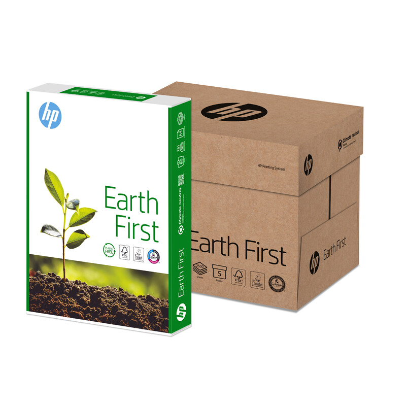 Kopierpapier HP Earth First A4 80g, hochweiss 1/2 Palette 50'000 Blatt zu Box 5x500 Bl./Bg.