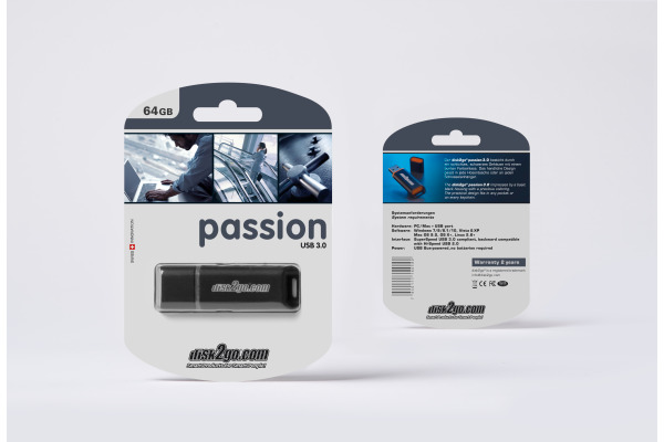 DISK2GO USB-Stick passion 3.0 64GB 30006498 USB 3.0