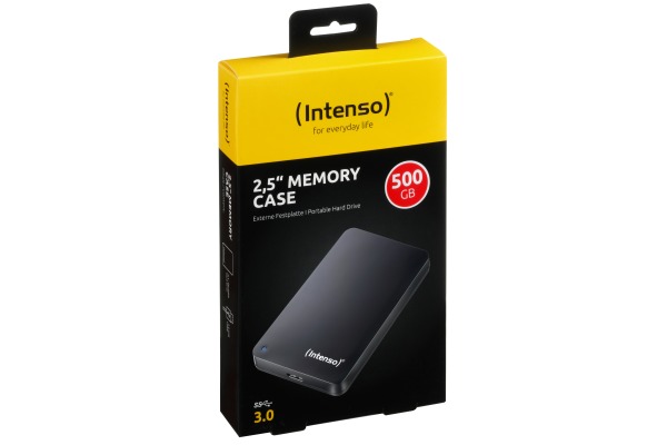 INTENSO HDD Memory Case 500GB 6021530 USB 3.0, 2.5 inch black