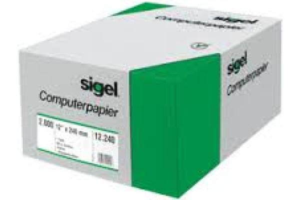 SIGEL Computerpapier blanko 12x240 12241 LP, 70g 2000 Blatt