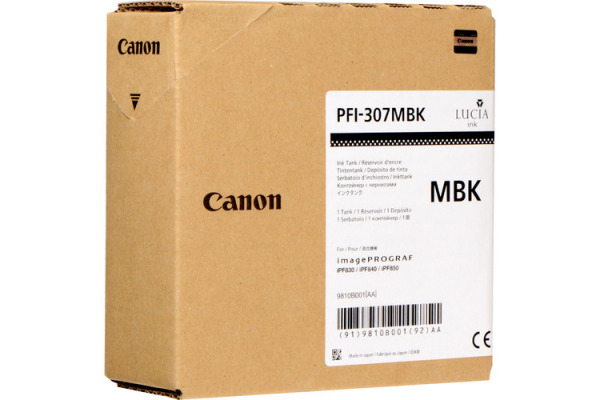 CANON Tintenpatrone matt schwarz PFI307MBK iPF 830/840 330ml