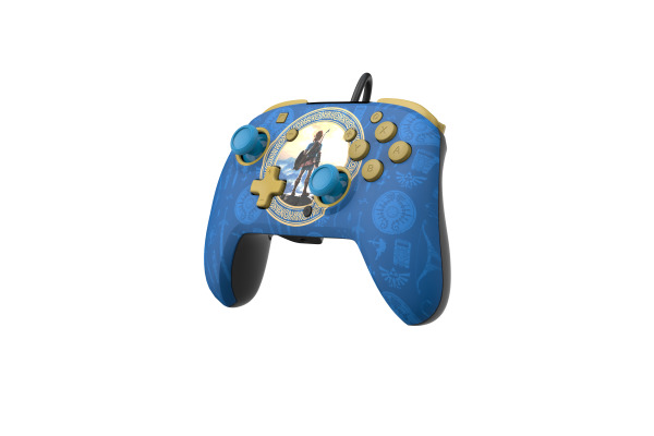 PDP Remacth Wired Controller 500134HLB NSW,Zelda,Hyrule Blue