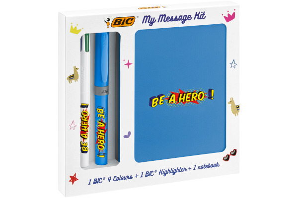 BIC Schreibset My Message 997977 Hero 3 Stück ass.