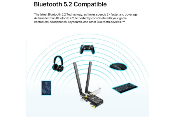 TP-LINK AX1800 DB WiFi 6 BT 5.2 PCI-E ARC.TX20E