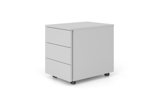 APOLLO Rollcontainer VLC3055GL grau, 3 Schubladen