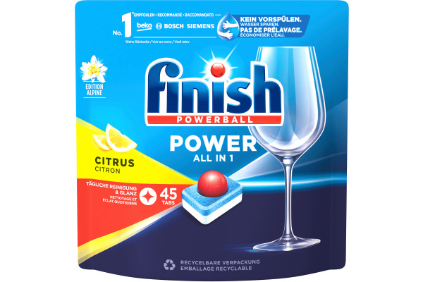 FINISH Power All-in-1 3286319 Citrus