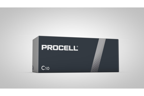 DURACELL Batterie PROCELL 8100mAh PC1400 C, LR14, 1.5V 10 Stück