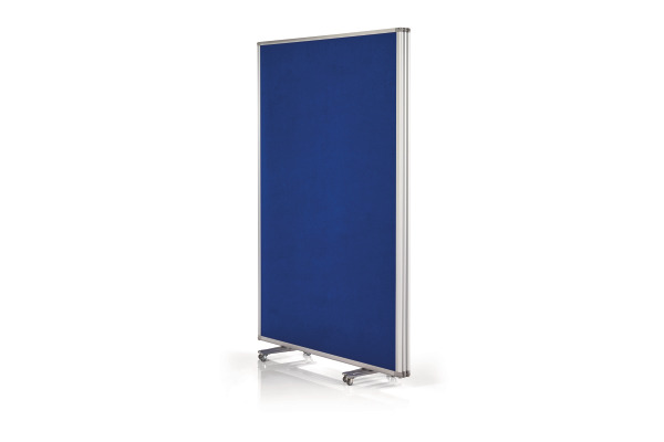 MAGNETOP. Präsentationswand mobil 1112003 3610x1800x370mm blau