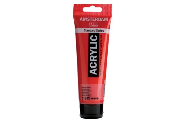 AMSTERDAM Acrylfarbe 120ml 17093152 pyrrolerot 315