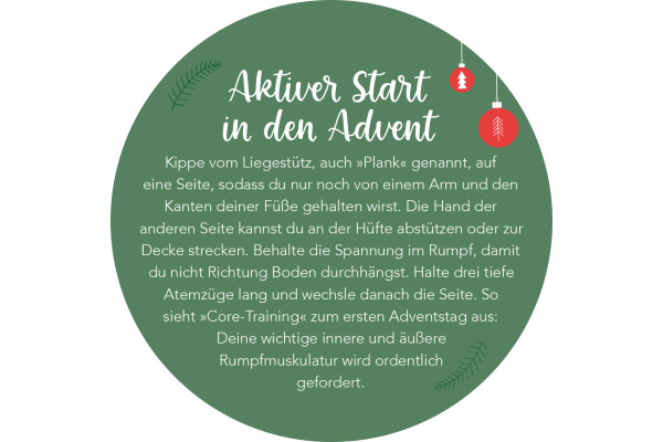 ARS EDITI Adventskalender in der Dose 134930 Fit im Advent