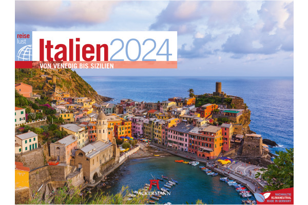 ACKERMANN Bildkalender 2025 3522 Italien DE 45x33cm