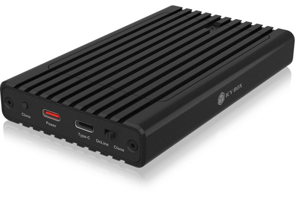 ICY BOX Gehäuse mit Klonfunktion für IB-2817MC M.2 NVMe SSDs, USB-C 3.2 G2