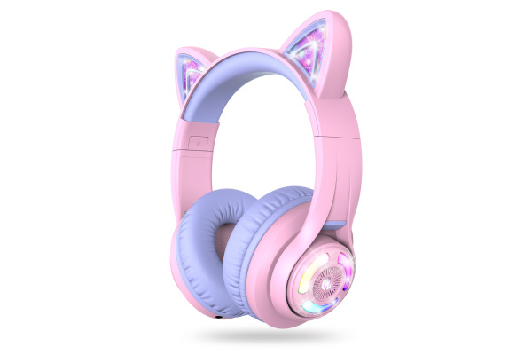 ICLEVER Headphones Kids Cat C042083N6 74/85/94 dB, 45h purple