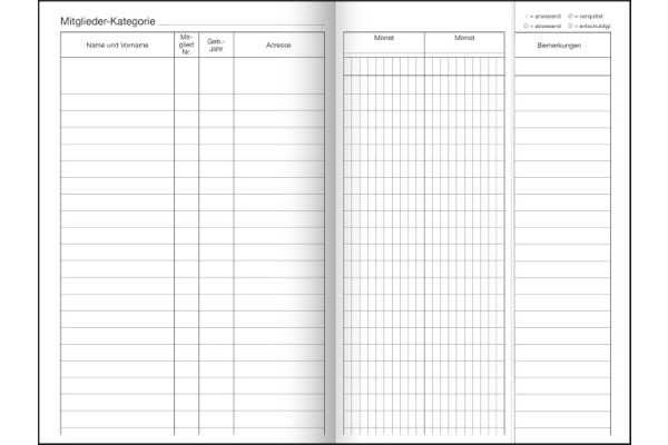 FAVORIT Apellbuch 12×18cm 5151/18 D 18 Blatt